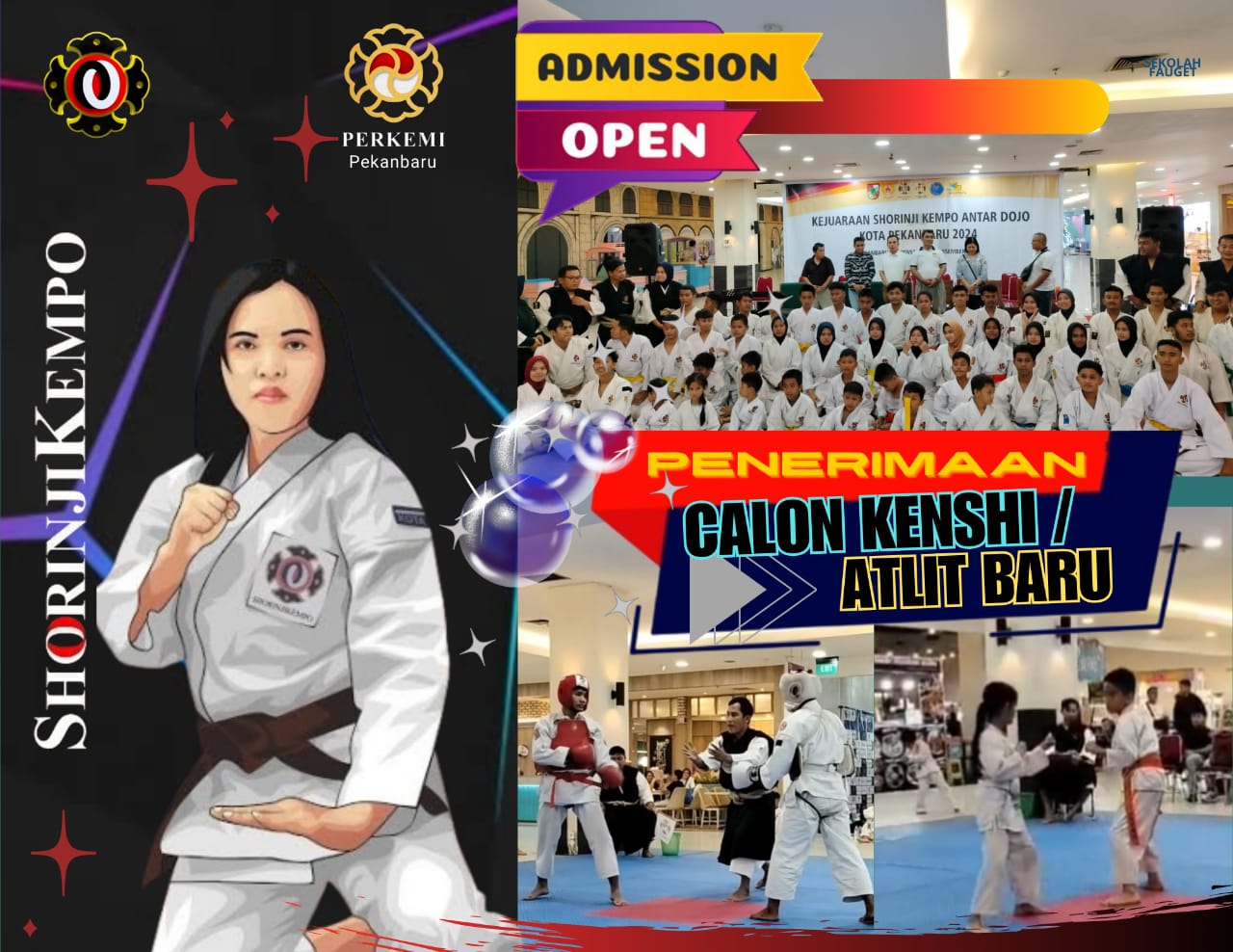 PERKEMI Pekanbaru Buka Pendaftaran Bagi Putra-putri Kota Pekanbaru Dididik Menjadi Atlit Shorinji Kempo, Ini Daftar Dojonya