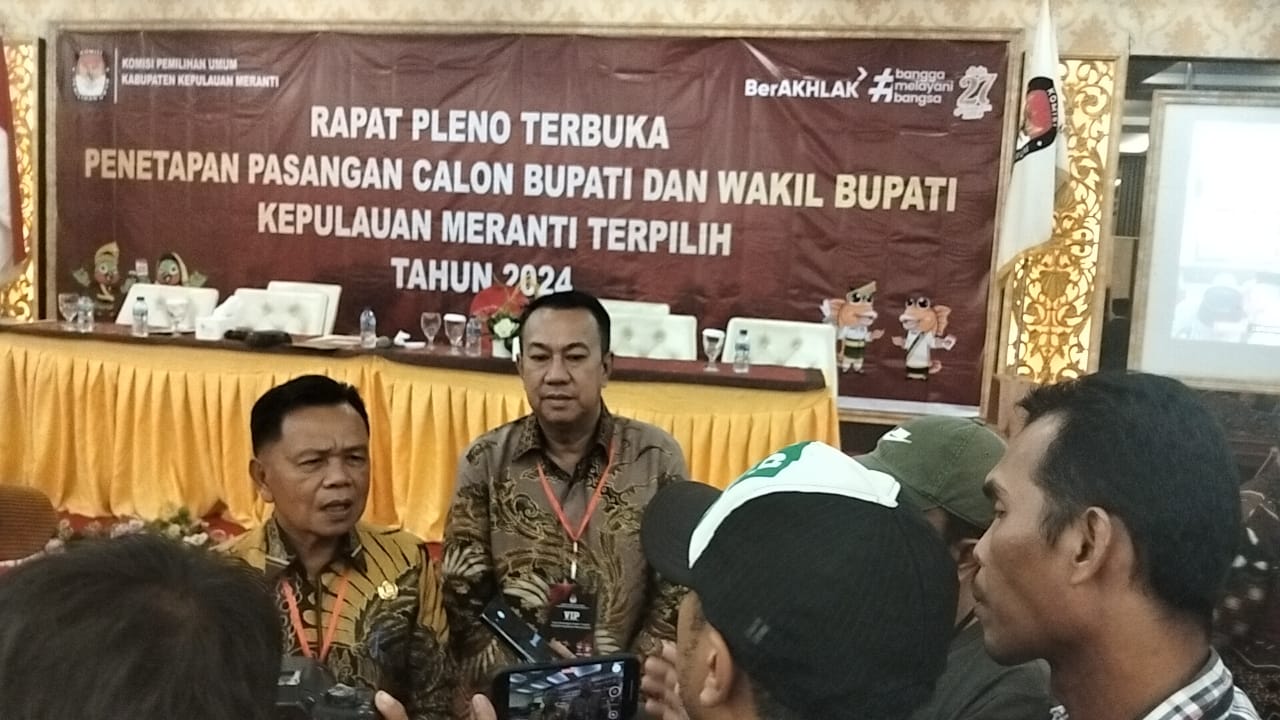 Asmar-Muzamil Resmi Ditetapkan Sebagai Bupati dan Wakil Bupati Kepulauan Meranti Terpilih