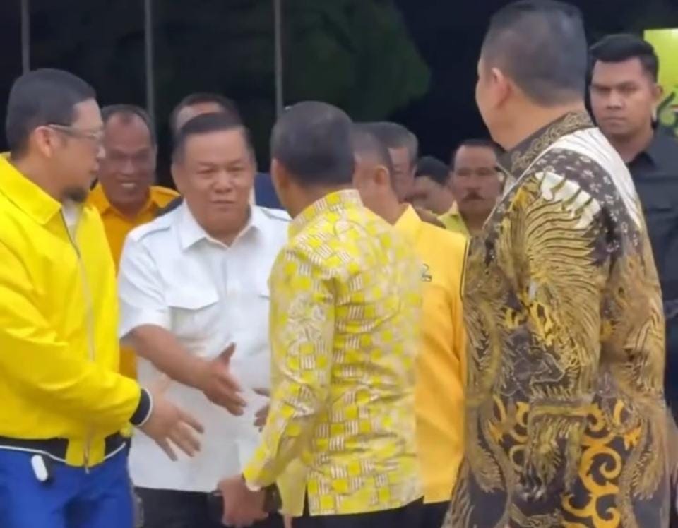 Manuver Politik SF Hariyanto, Hadir di Rapat DPP Partai Golkar Lempar Senyum ke Ketum Bahlil