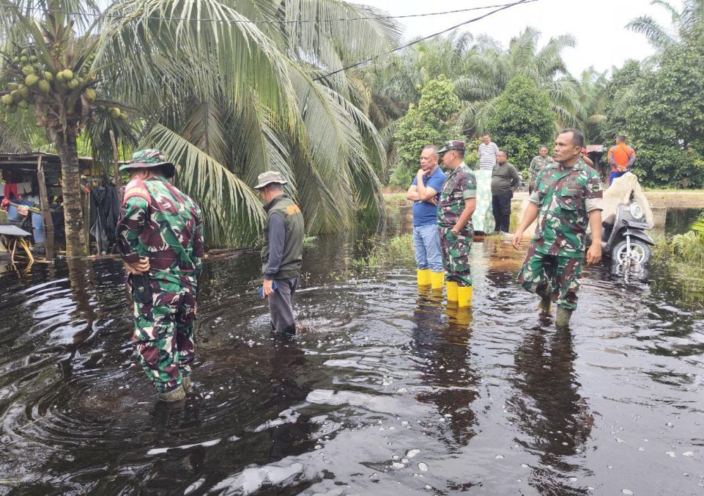 Banjir Mempura Siak Rendam Ratusan Rumah