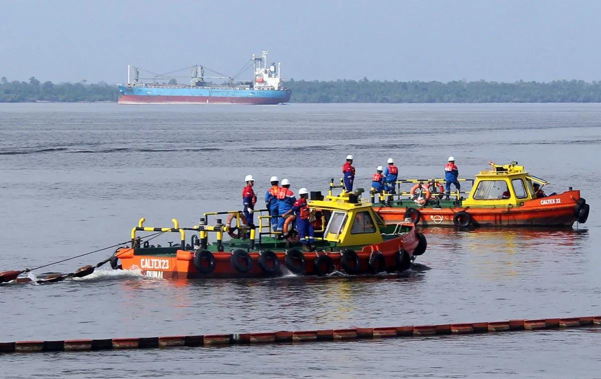 Minyak Sawit PT Sarana Agro Nusantara Tumpah di Pelindo Dumai