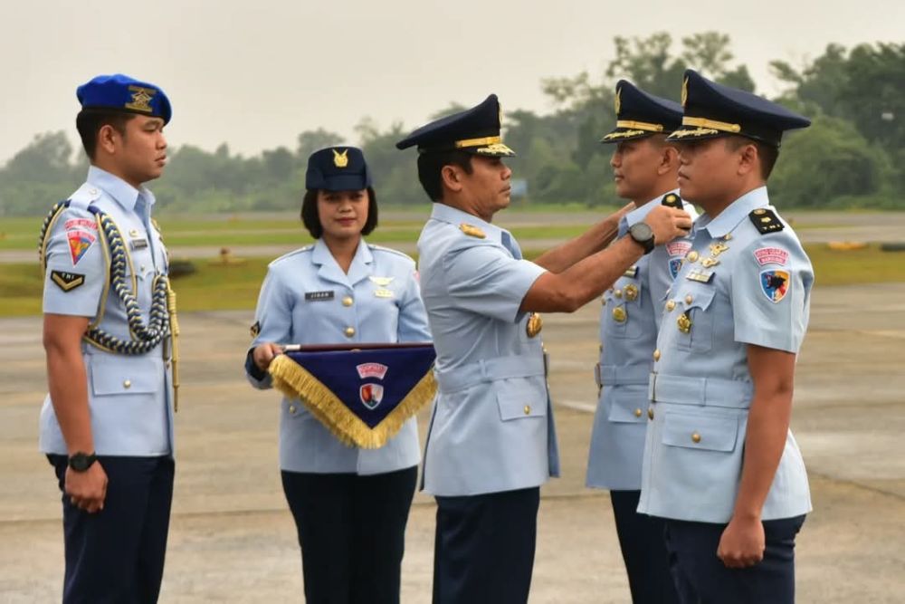 Komandan Skadron Udara 12 Wing Udara 6 Lanud Pekanbaru Berganti, Ini Sosoknya