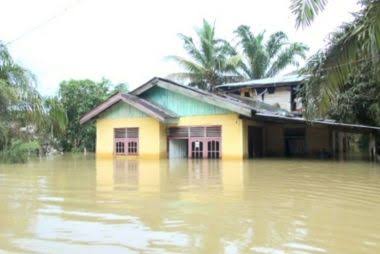 Korban Banjir Lima Desa di Kampar Capai 7 Ribu Jiwa