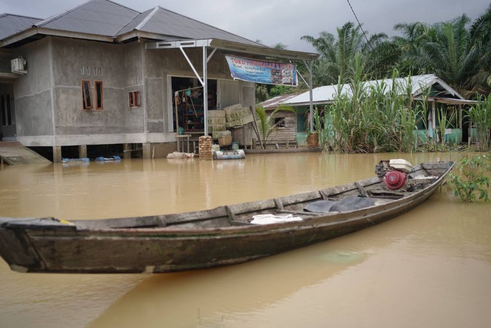 Banjir Meluas, Pemprov Riau Minta Bantuan Logistik dan Peralatan ke Pusat