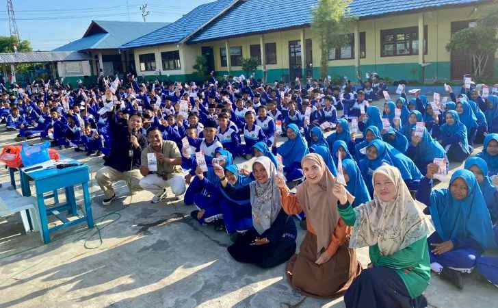 Mudahkan Pelajar Menabung, Siswa MTsN 1 Selatpanjang Lirik Tabungan BRK Syariah