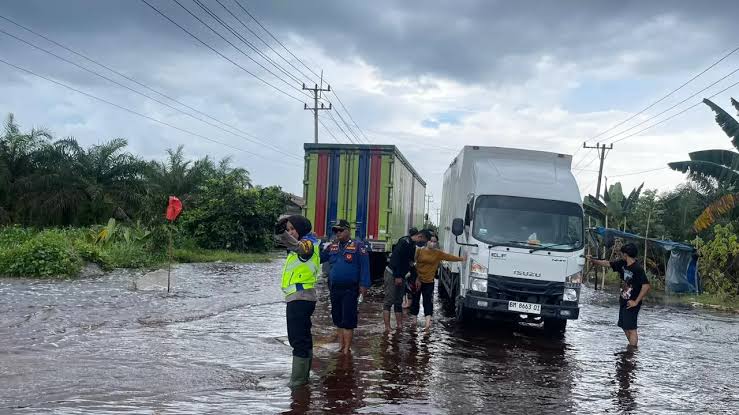 Banjir Sudah Rendam 18 Desa di Kabupaten Pelalawan