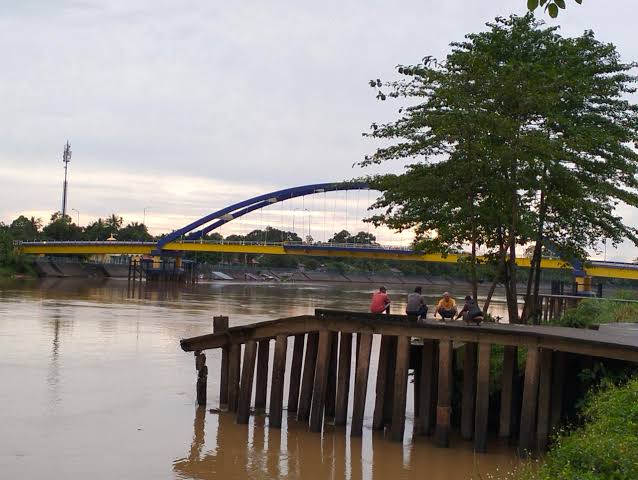 Sungai Indragiri Mulai Surut, BPBD Himbau Waspada Perubahan Cuaca Mendadak