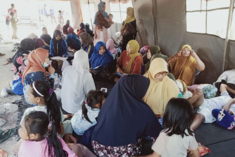 Banjir di Pusako, Pemerintah Hadir Dirikan Dapur Umum