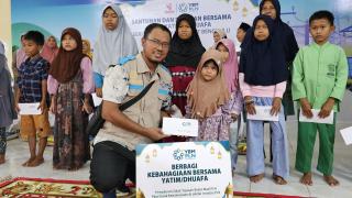 YBM dan Srikandi PLN Santunan Anak Yatim dan Dhuafa di Bengkulu