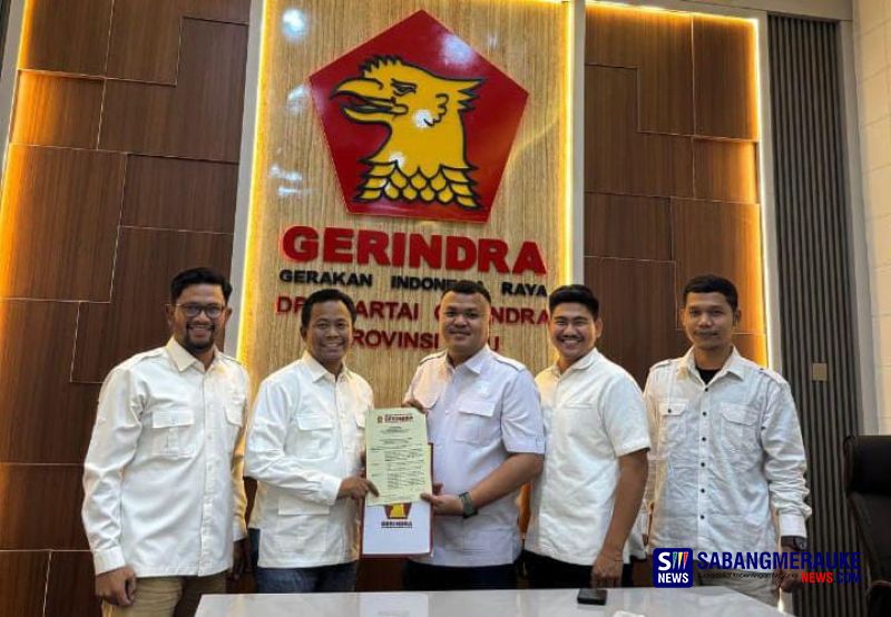 Wabup Sulaiman Resmi Jabat Ketua DPC Partai Gerindra Rokan Hilir