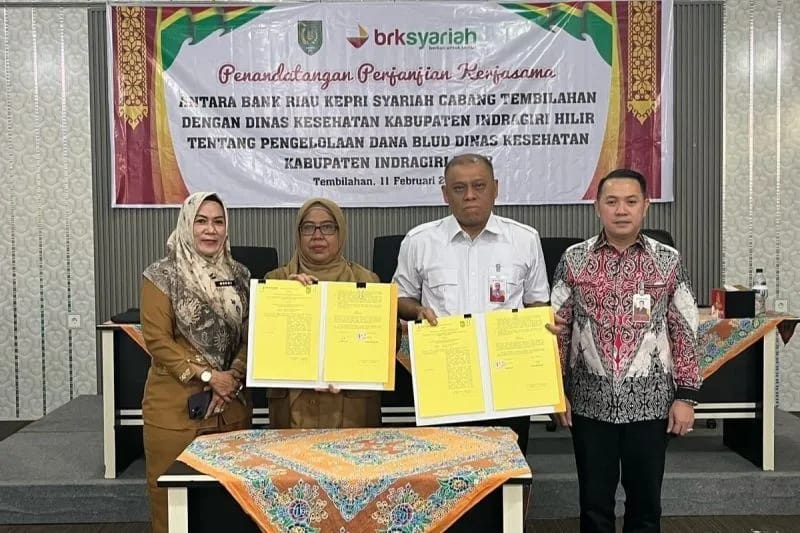 Dinas Kesehatan Inhil Gandeng BRK Syariah untuk Pengelolaan Dana Berbasis SIPD e-BLUD