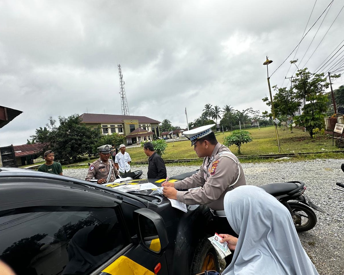 Sepekan Operasi Keselamatan Lancang Kuning, Polres Inhu Tilang 300 Kendaraan