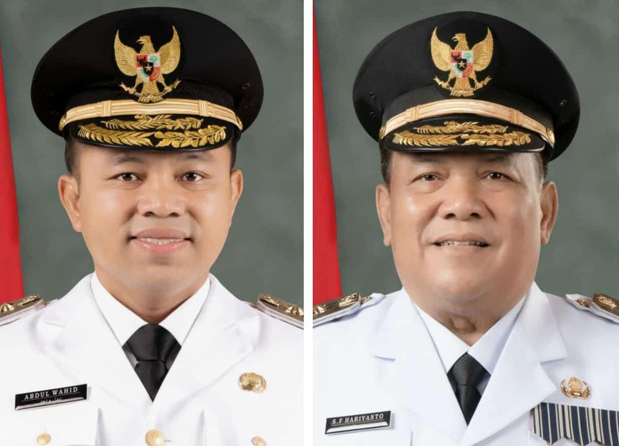 Prabowo Lantik Abdul Wahid-SF Hariyanto Jadi Gubernur dan Wakil Gubernur Riau