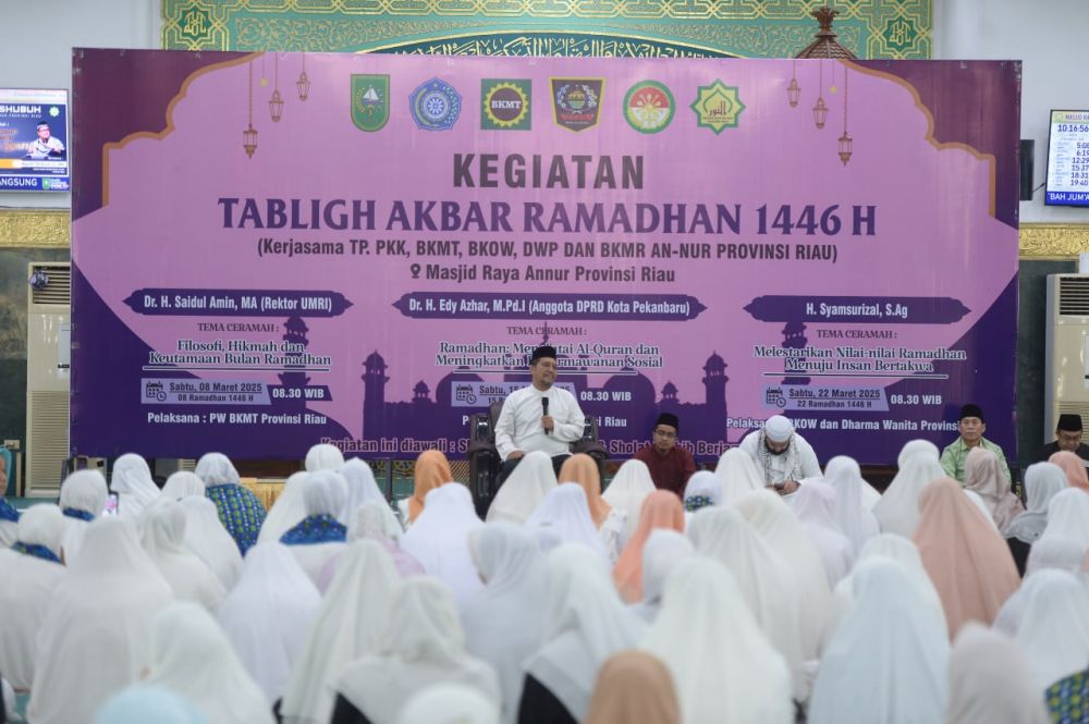 Masjid Annur Gelar Kajian Ramadan, Ustaz Saidul Amin Kupas Keutamaan Puasa