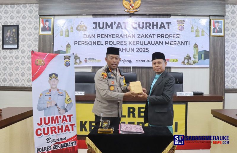 Polres Kepulauan Meranti Serahkan Zakat Profesi Rp 52 Juta ke Baznas, Wujud Kepedulian di Bulan Ramadan