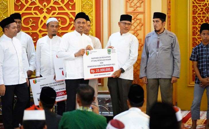 Safari Ramadan Pemprov Riau, BRK Syariah Perkuat Dakwah Islam Lewat Program CSR