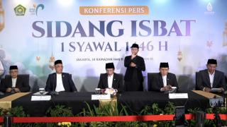 Pemerintah Tetapkan Idul Fitri Jatuh Pada Senin 31 Maret 2025