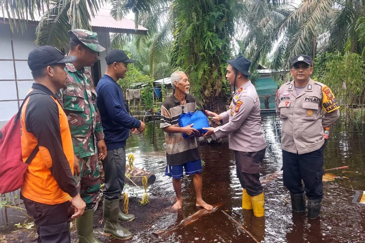 Dua Desa di Bengkalis Terendam Banjir, 112 Keluarga Terdampak