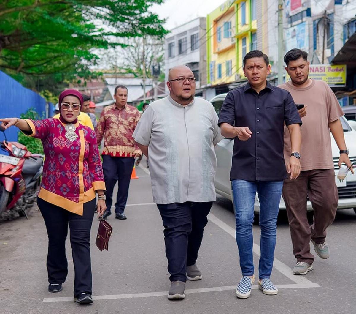 Pasar Bawah Kerap Banjir, Dinas PUPR Pekanbaru Ajak BWSS Tinjau Lapangan