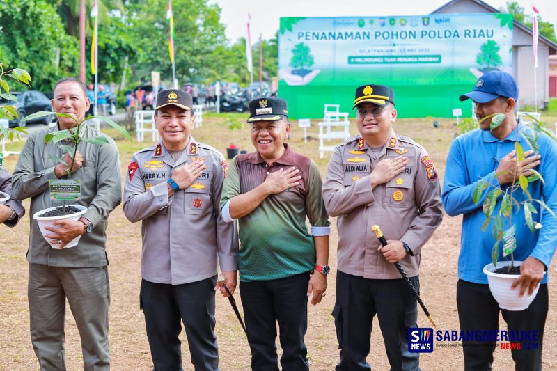 Jejak Hangat Kapolda Herry Heryawan di Kepulauan Meranti Untuk Menanam Pohon: Ketika Alam dan Keamanan Berjalan Searah