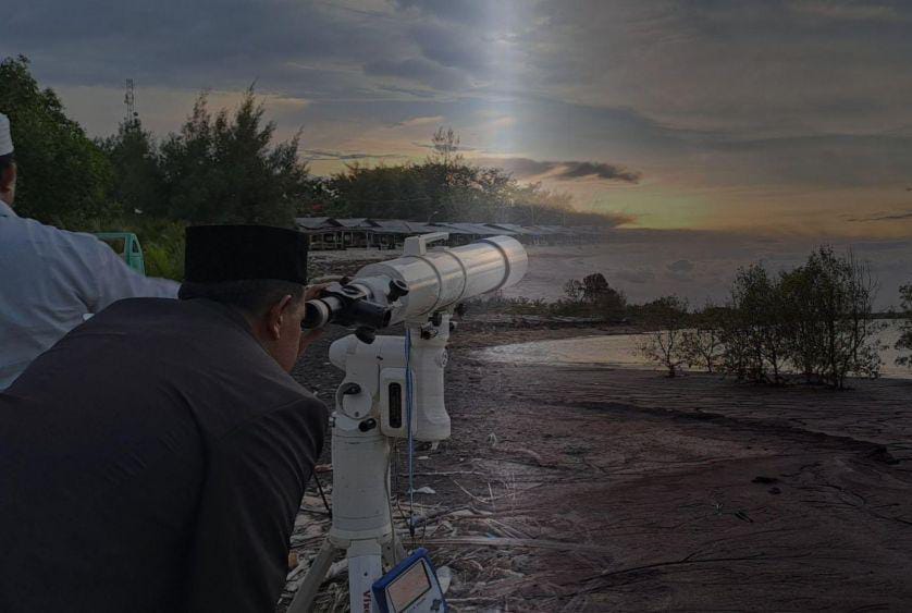 Pantai Selatbaru Kabupaten Bengkalis Jadi Titik Hilal Awal Dzulhijjah 1446 H Provinsi Riau