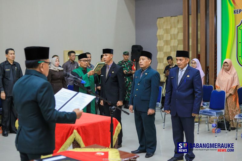 Jelang 100 Hari Masa Kerja Asmar–Muzamil: Menggerakkan Mesin Pemerintahan dari Dalam, Rombak Tiga Pejabat Eselon II