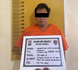 Gasak Rumah Warga, Maling Tidak Sampai Satu Hari Ditangkap Reskrim Polsek Merbau