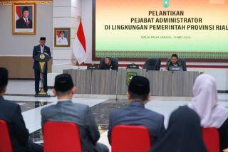 Mutasi Perdana Gubernur Riau Abdul Wahid Sasar 30 Pejabat Eselon III, Ini Daftarnya