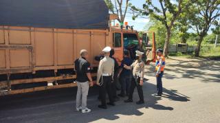 Razia Gabungan, Jaring Puluhan Truk ODOL di Pekanbaru 