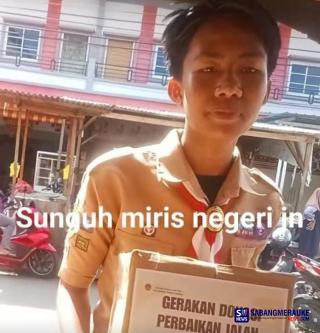 Donasi Pramuka, Aksi Spontan yang Menyambut Rencana Besar Dinas PUPR di Pulau Merbau