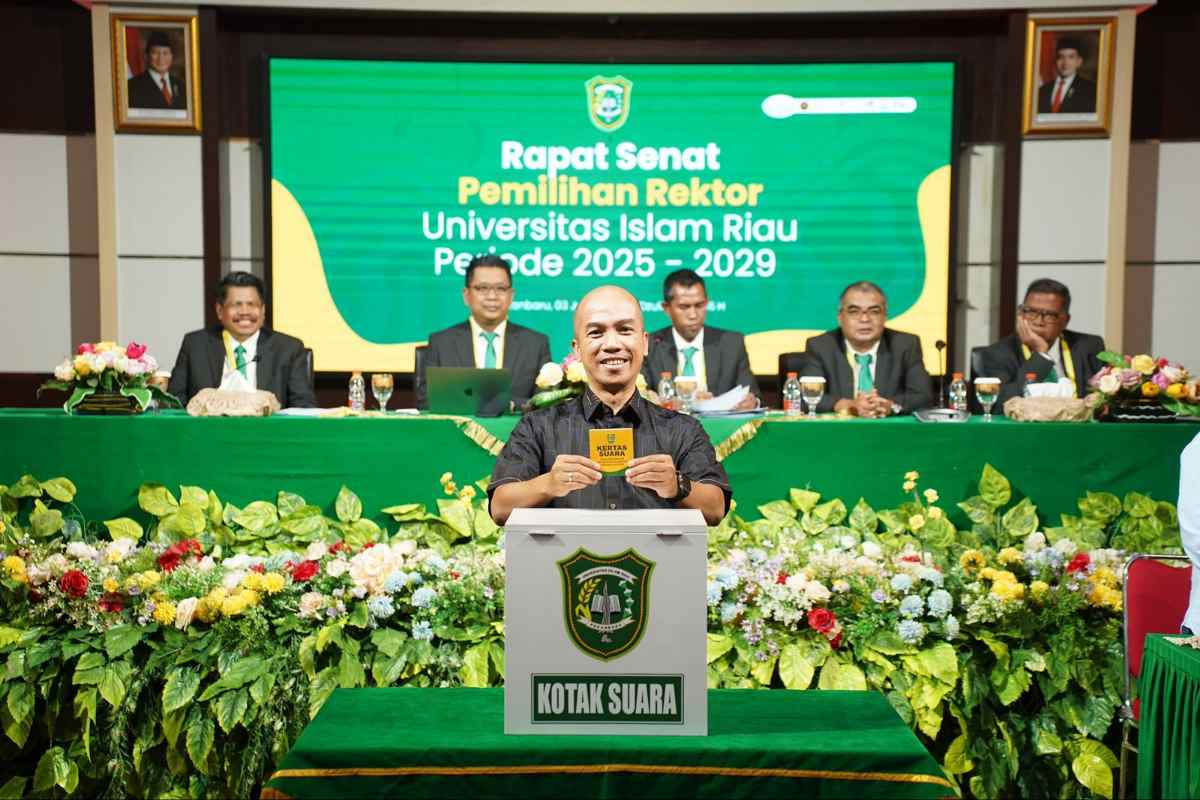 Senat Universitas Islam Riau Voting Admiral Jadi Rektor Terpilih
