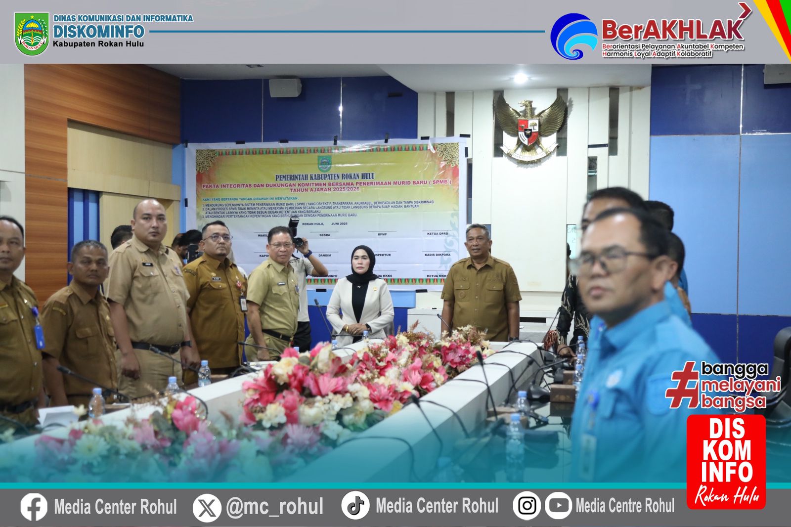 Pemkab Rokan Hulu Teken Fakta Integritas SPMB 2025: Wujudkan Penerimaan Siswa Baru yang Transparan dan Bebas Pungli