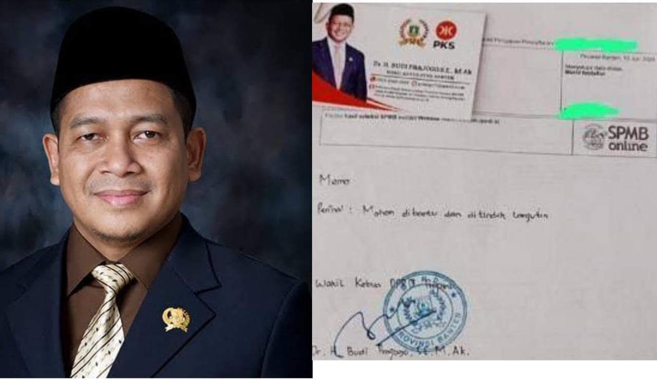 Memo Ketua DPRD Ini Tak Laku untuk Titip Calon Siswa