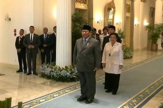 Megawati dan Prabowo Kompak di Acara Hari Lahir Pancasila