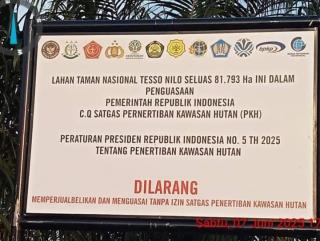 Menteri Pertahanan Terjun ke TN Tesso Nilo, Genderang Perang Terhadap Cukong Kebun Sawit di Kawasan Terlarang Dimulai? 