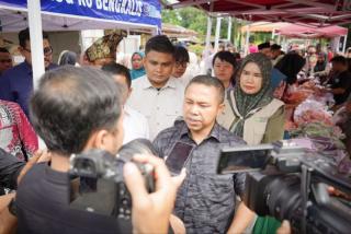 Gubri Abdul Wahid Resmikan Kios Pangan Kebangsaan untuk Stabilkan Harga di Bengkalis