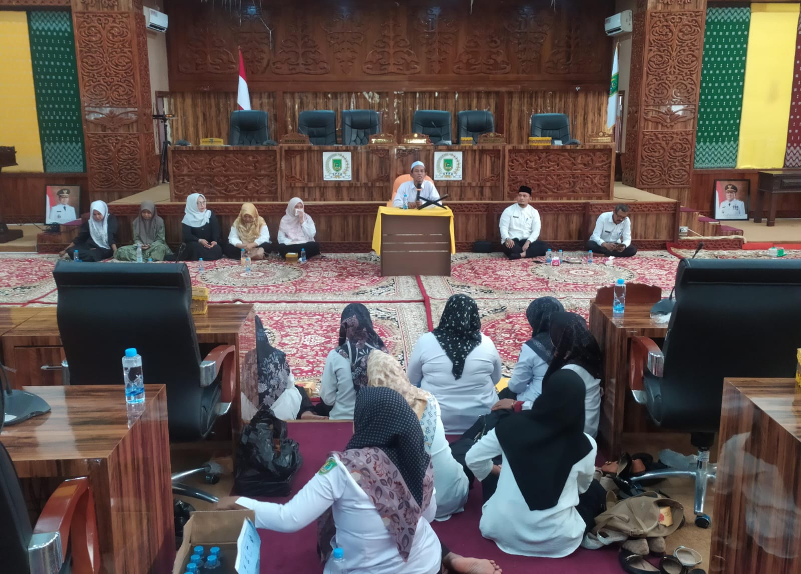 Tidak Hanya untuk Paripurna, Aula Rapat DPRD Rohil Jadi Tempat Pengajian Sambut Bulan Suci Ramadan