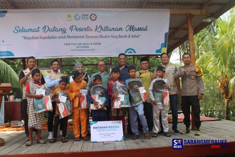 Ketika Kepedulian YBM PLN Menyapa Anak-Anak Pulau: Khitanan Massal untuk Generasi Sehat di Perbatasan