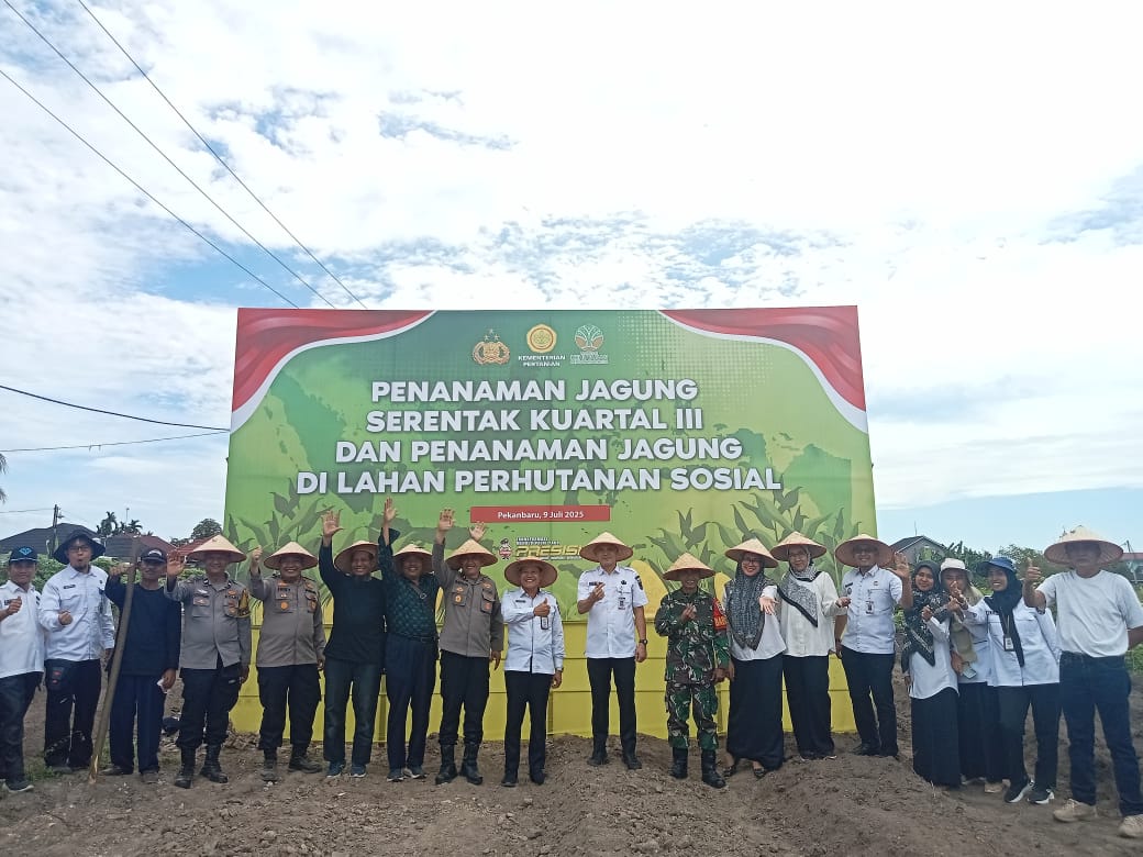 Lurah Sidomulyo Barat Siap Bersinergi dengan Polsek Binawidya Sukseskan Program Ketahanan Pangan