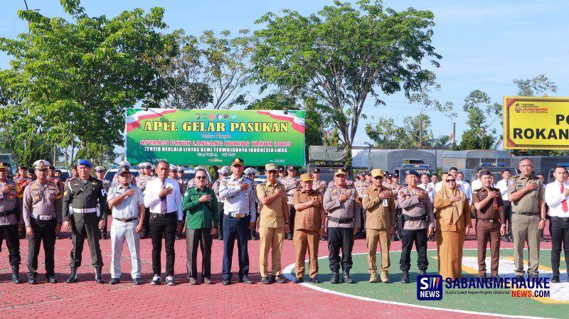 Bupati dan Wabup Rohil Hadiri Apel Gelar Pasukan Operasi Patuh Lancang Kuning 2025, Imbau Warga Tidak Langgar Aturan Lalulintas