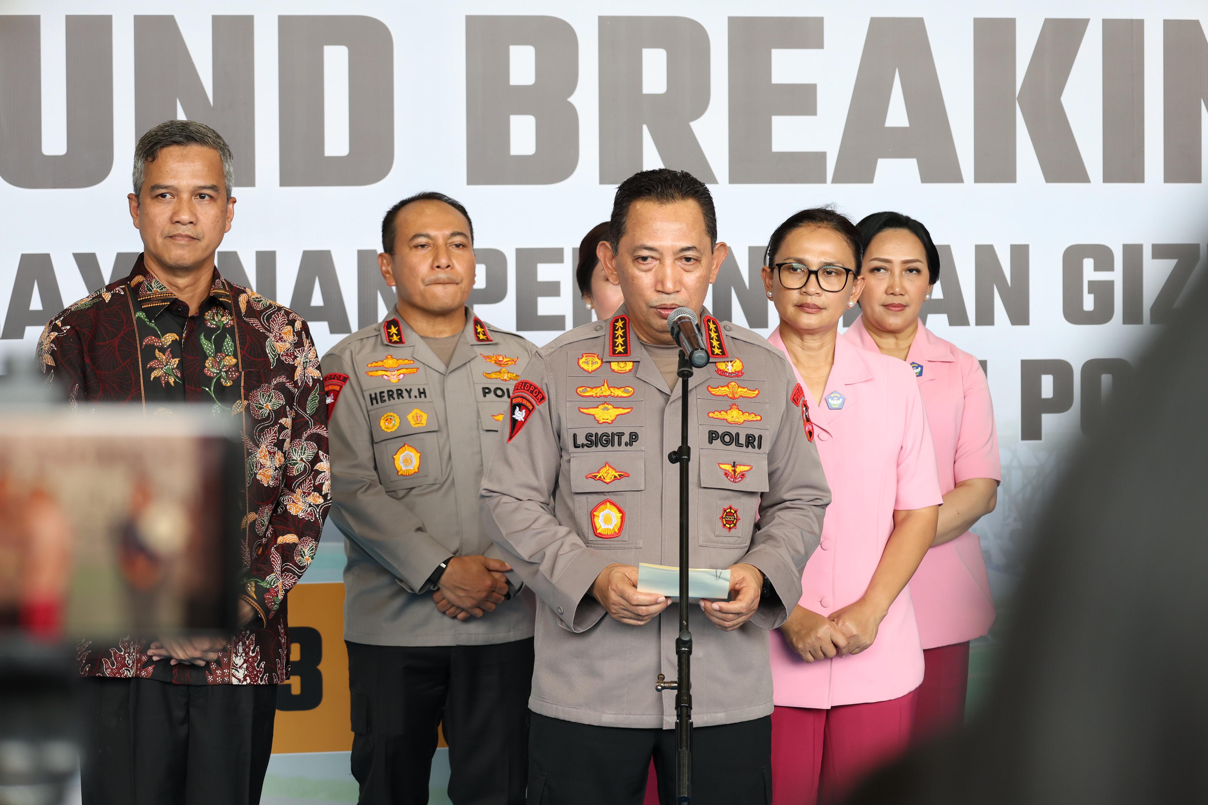 Groundbreaking 9 SPPG Tahap II: Kapolri Genjot Pemenuhan Gizi di Riau