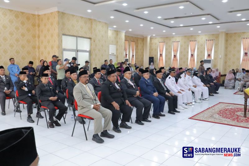 Bupati Rohil Melantik Pejabat Pratama, Berikut Daftarnya