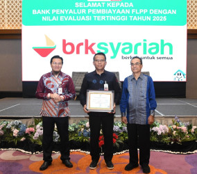 Terbaik Dalam Salurkan Pembiayaan FLPP, BRK Syariah Borong 3 Penghargaan Nasional dari BP Tapera