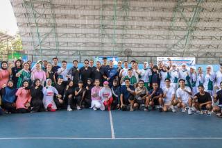 Agung Buka Turnamen Tenis Internal Meriahkan Piala Wali Kota Pekanbaru