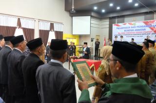 Menuju Birokrasi Tangguh: Dari Hasil Evaluasi, 11 Pejabat Eselon II  Kepulauan Meranti Dilantik dan 8 Tetap di Tempat