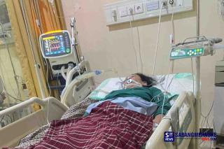 Leher Seorang Ibu di Selatpanjang Tersangkut Kabel Internet, Alami Pendarahan Berujung Koma
