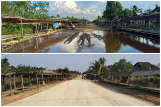 Jalan Bagan Jaya Enok Fungsional 32,7 Km, Mimpi Warga Inhil Terwujud Berkat Gubri Abdul Wahid