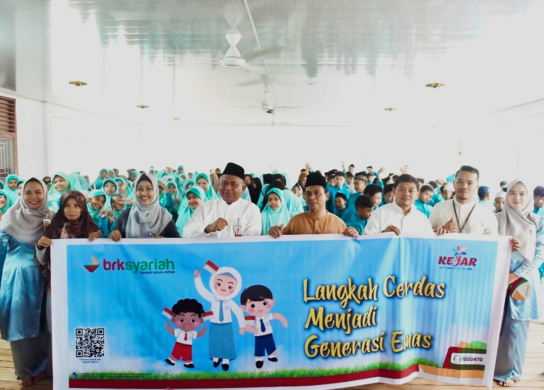 BRK Syariah Goes to School, Hadirkan Program KEJAR untuk Pelajar di Bengkalis