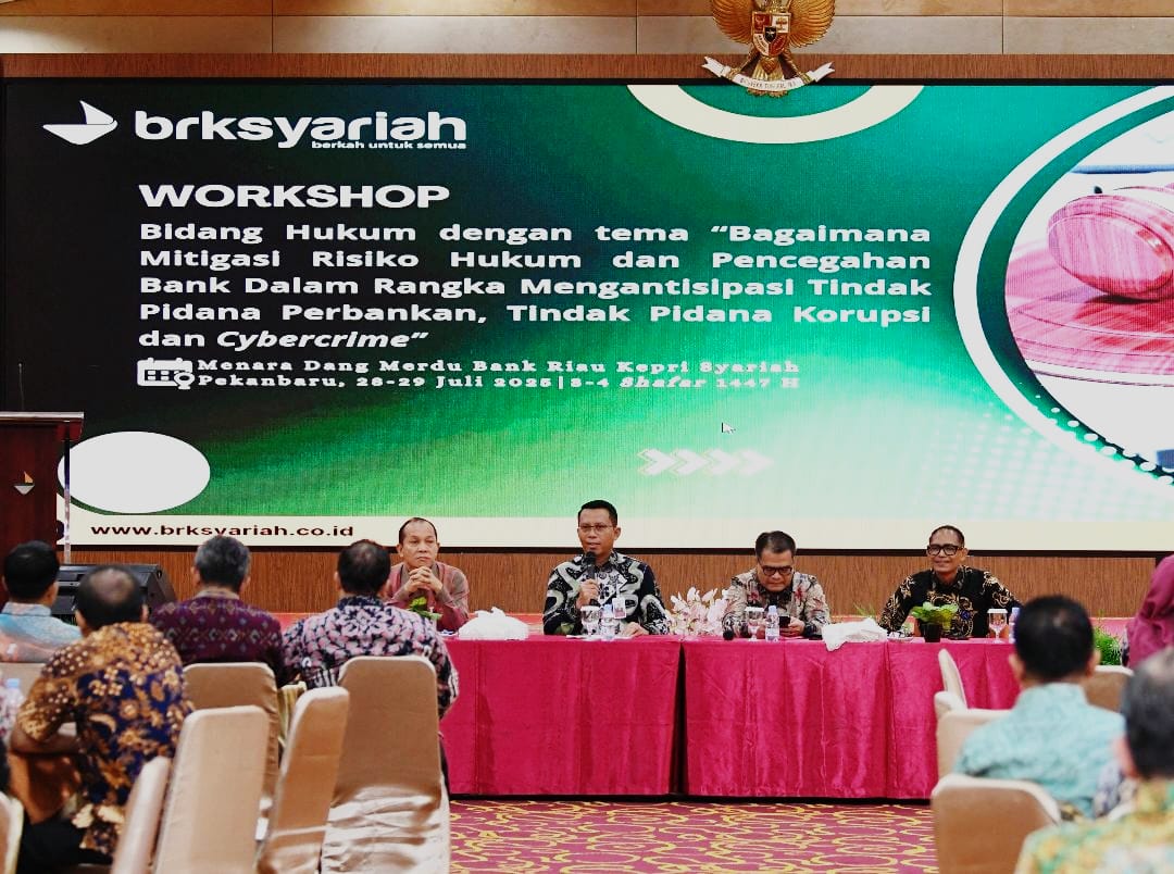 Berkomitmen Cegah Tindak Pidana Perbankan dan Kejahatan Siber, BRK Syariah Gelar Workshop Hukum