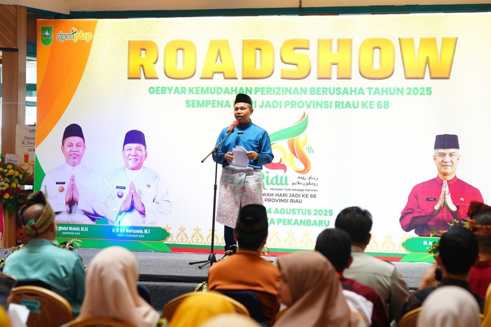 Dorong UMKM Naik Kelas, Pemprov Riau Gelar Roadshow Gebyar Perizinan Berusaha